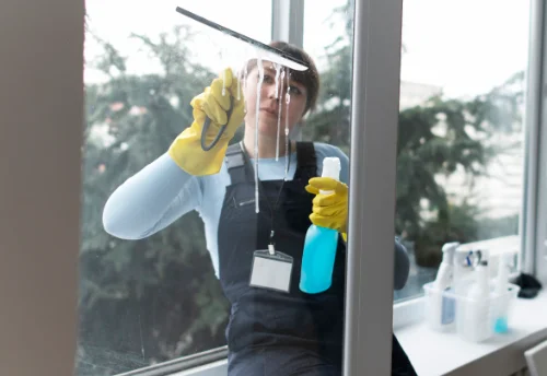 Nettoyage de vitres intérieures et extérieures à Jublains